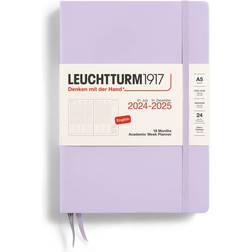 Leuchtturm1917 Week Planner Hard Lilac A5 24/25 18m