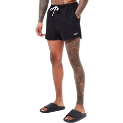 boohooMAN Original Man Short Length Swim Shorts - Black