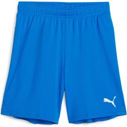 Puma Big Kid's teamGOAL Soccer Shorts - Electric Blue Lemonade/White (705753-02)