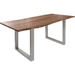 Massivmoebel24 Freeform 3 Ecru Dining Table 100x200cm