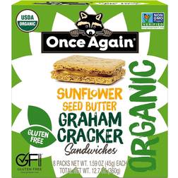 Organic Sunflower Butter Graham Cracker Sandwiches 1.59g 8pcs