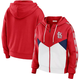 Wear by Erin Andrews St. Louis Cardinals Color Block Full-Zip Hoodie