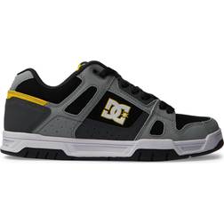 DC Shoes Herren Stag Sneaker, Grey/Yellow