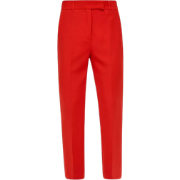 s.Oliver Black Label Tapered Legs Trousers - Cranberry