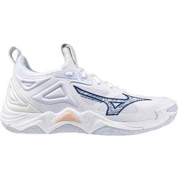 Mizuno Wave Momentum 3 W - White/NavyPeony/PeachParfait