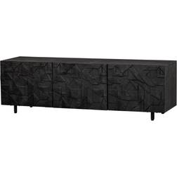 BePureHome TVs up to 78" Black TV Bench 160x50cm