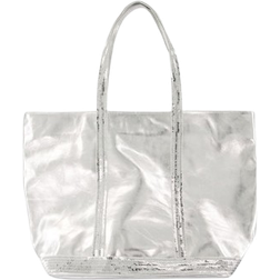 Vanessa Bruno Cabas L Shopper Bag - Silver