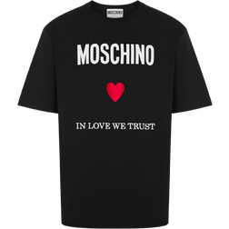 Moschino In Love We Trust T-shirt - Black