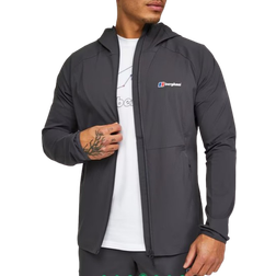 Berghaus Theran Full Zip Jacket - Grey Pinstripe/Jet Black