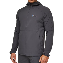 Berghaus Theran Full Zip Jacket - Grey Pinstripe/Jet Black