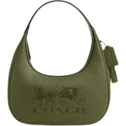 Coach Carmen Shoulder Bag - Gunmetal/Military Green