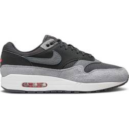 Nike Air Max 1 Premium M - Dark Smoke Grey/Flash Crimson/Summit White/Smoke Grey