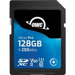 OWC Atlas Pro SDXC Class 10 UHS-II U3 V60 250/130MB/s 128GB