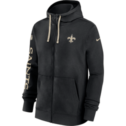 Nike Men's New Orleans Saints Sideline Team Issue Club Full Zip Hoodie