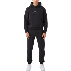 boohooMAN Man Signature Boxy Hooded Tracksuit - Black