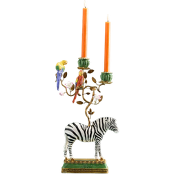 WERNS Zebra Multicolour Candle Holder 45cm