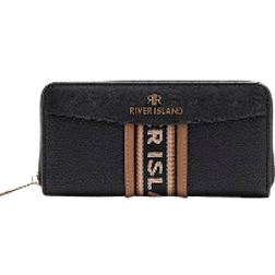 River Island Webbing Purse - Black