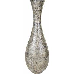 Alexandra House Living Capiz Silver Vase 73cm