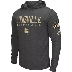 Colosseum Men's Louisville Cardinals Team OHT Military-Inspired Appreciation Hoodie Long Sleeve T-shirt