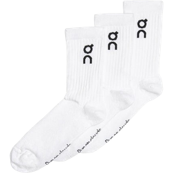 On Logo Sock 3 pack - White