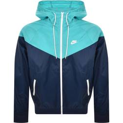 Nike Men's Sportswear Windrunner Hooded Jacket - Midnight Navy/Dusty Cactus/Sail