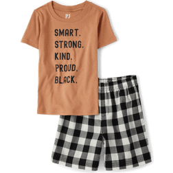 The Children's Place Boys Smart Strong Kind Pajamas - Black (3037874_01)