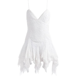 Alice + Olivia Stara Slip Mini Dress - White