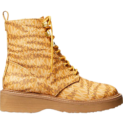 Michael Kors Haskell Animal Print Logo - Marigold