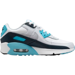 Nike Air Max 90 GS - White/Baltic Blue/Armory Navy/Wolf Grey