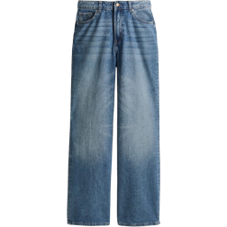 H&M High Waisted Jeans - Denim Blue