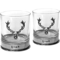 English Pewter Company Double Whisky Glass 32.5cl 2pcs