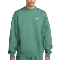 Nike Solo Swoosh Men's Fleece Crew - Bicoastal/White