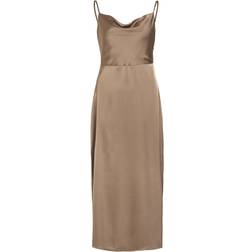 Vila Strap Occasion Dress - Fossil