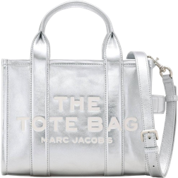 Marc Jacobs The Metallic Leather Small Tote Bag - Metallic Silver