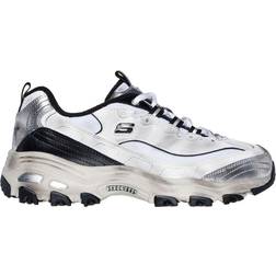 Skechers D'Lites Vintage Vision W - White/Black/Silver