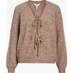 Object Bow Cardigan - Desert Taupe