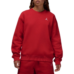 Jordan Brooklyn Fleece Round Neck Sweatshirt Women - Gym Red/White