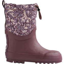 Wheat Thermal Snow Boots Drizzle - Purple Tulips