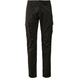 C.P. Company Stretch Sateen Ergonomic Lens Double Cargo Pants - Black