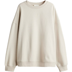 H&M Oversized Sweatshirt - Light Beige