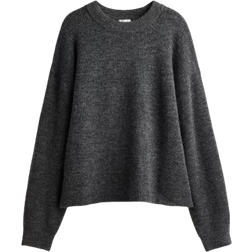 H&M Knitted Jumper - Dark Grey Marl