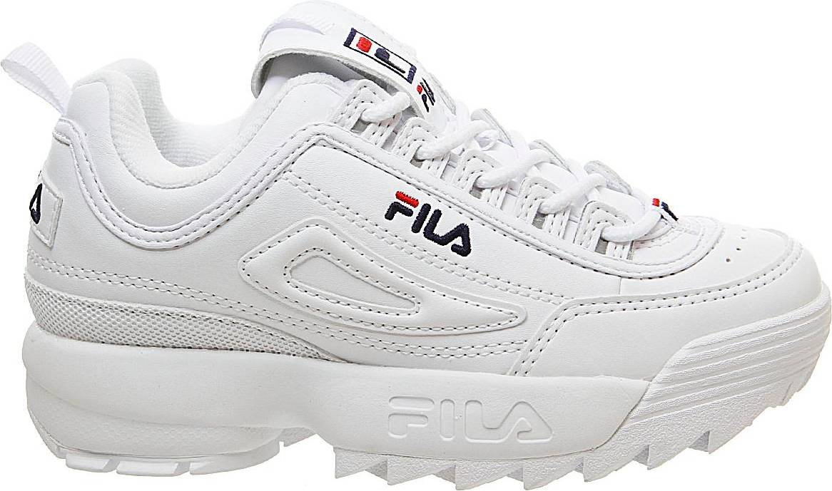 Fila Kid's Disruptor - White • See the best prices