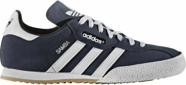 mens adidas samba trainers blue