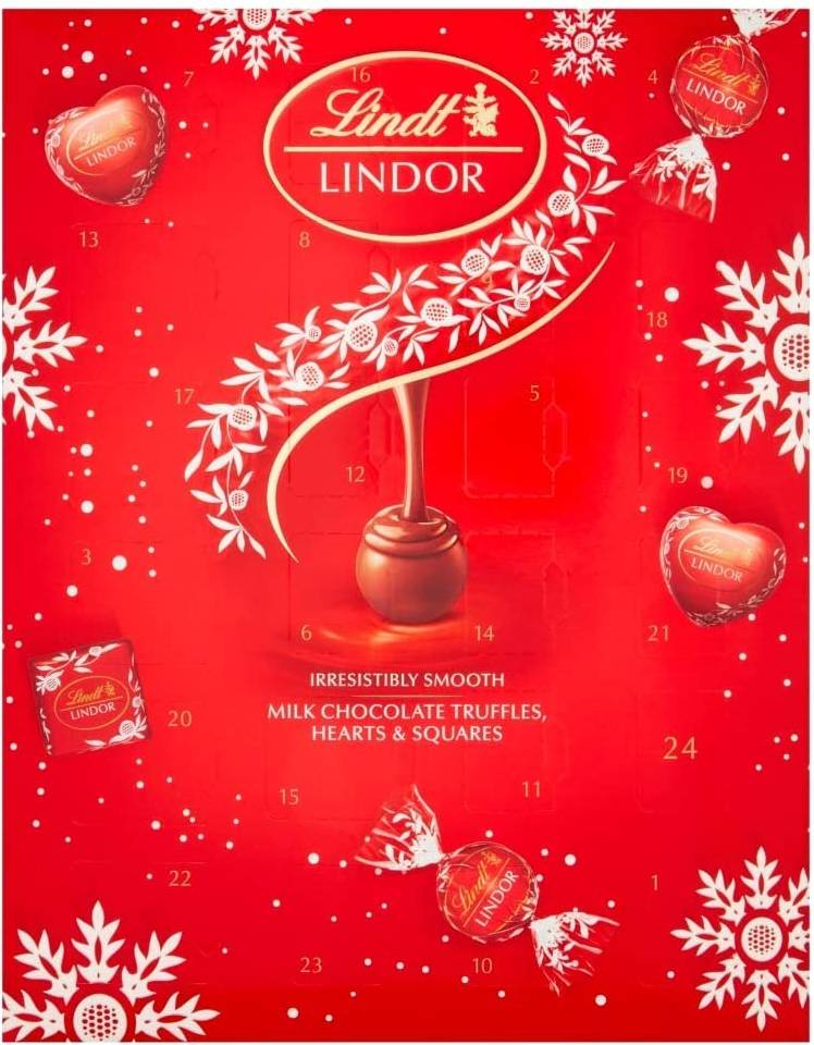 Lindt Lindor Milk Chocolate Advent Calendar 300g • Price