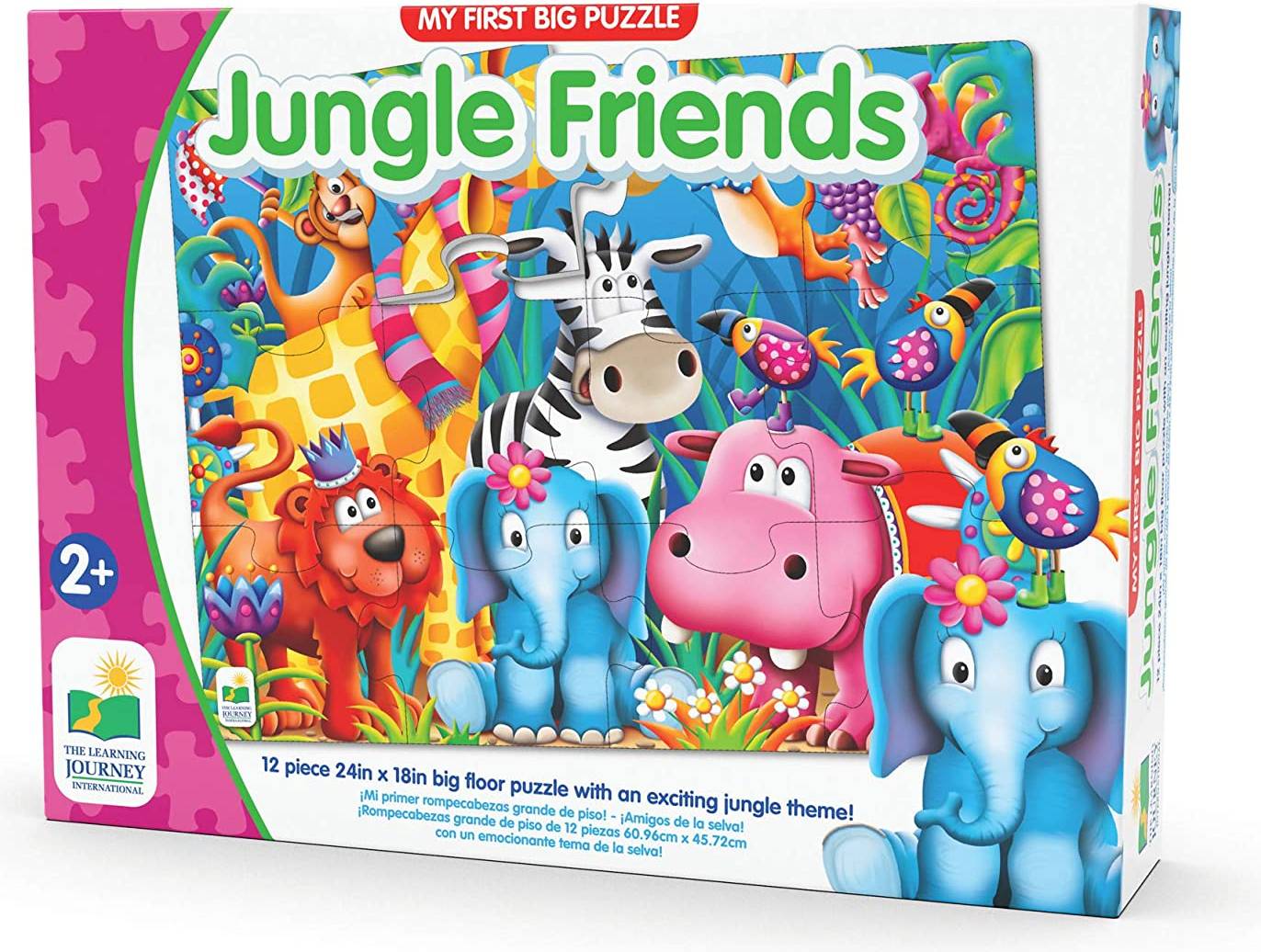 The Learning Journey Jungle Friends My First Big Puzzle 12 Pieces