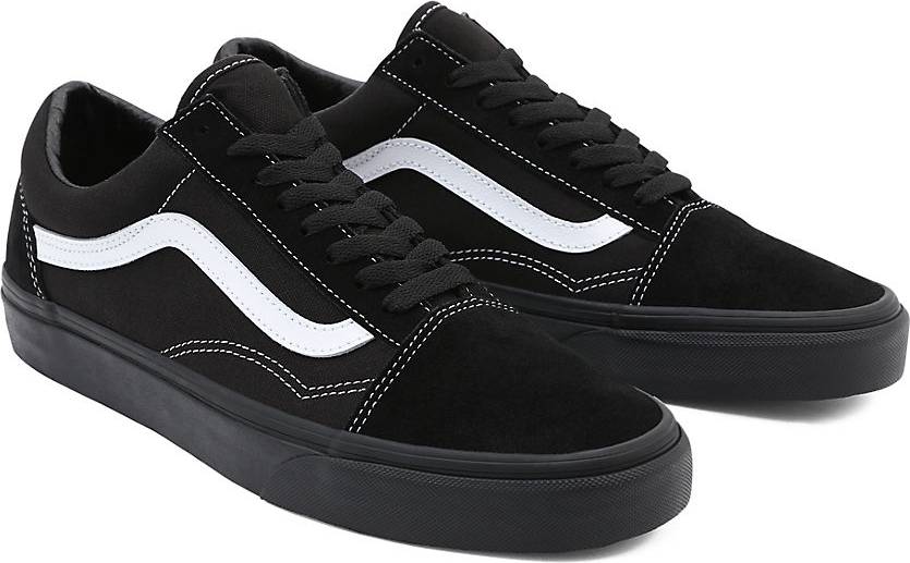 Vans Suede Canvas Old Skool - Black/True White