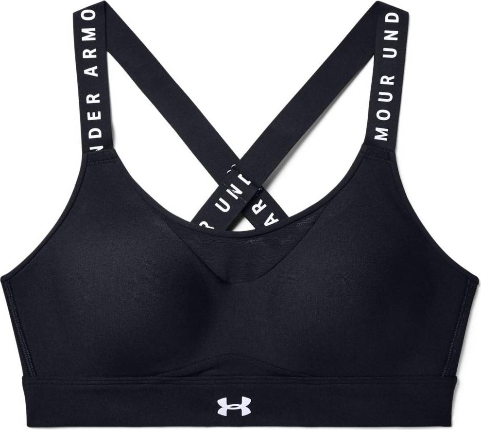 Under Armour Infinity High Sports Bra - Black/White • Price