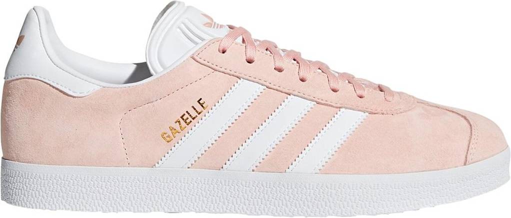 pink suede gazelles