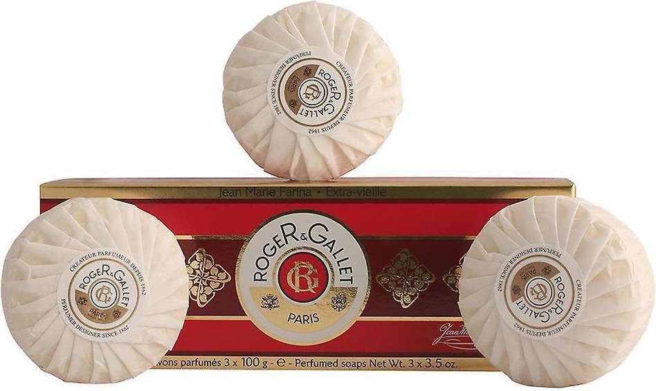 Roger & Gallet Jean-Marie Farina Perfumed Soaps 100g 3-pack