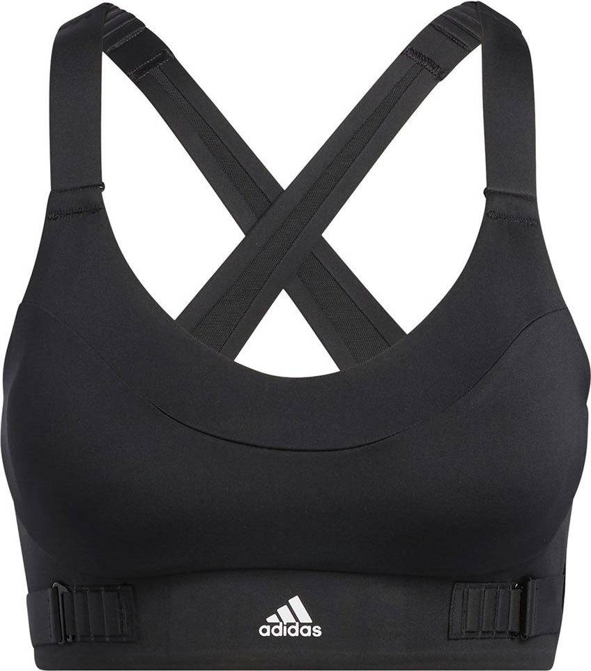 Adidas FastImpact Luxe Run Bra - Black/White • Price